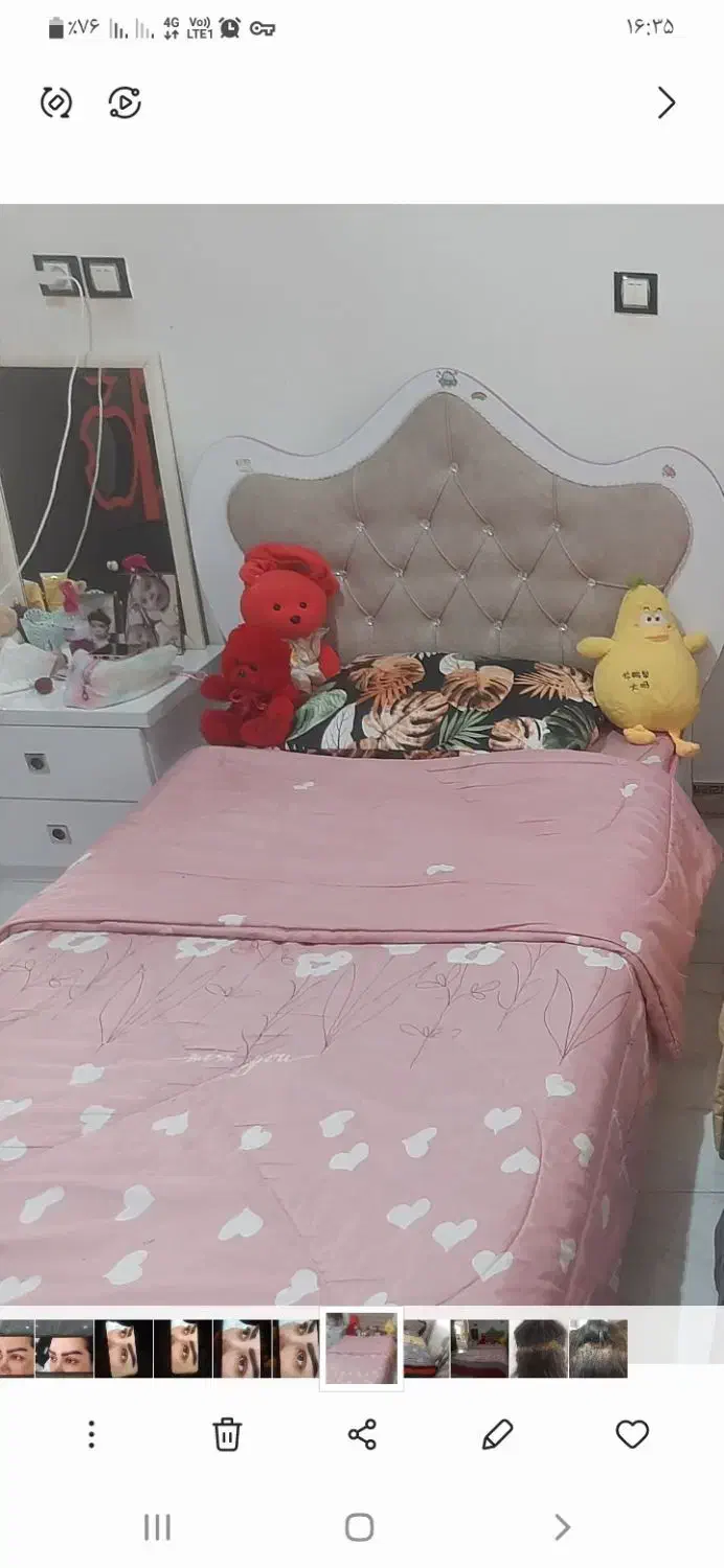 تخت خواب تمیز بدون خط خش|تشک تختخواب|ضیابر, |دیوار