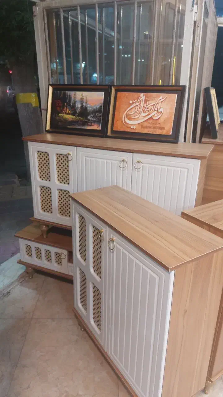 اینه کنسول میز تی وی|مبلمان خانگی و میز عسلی|ساوه, |دیوار