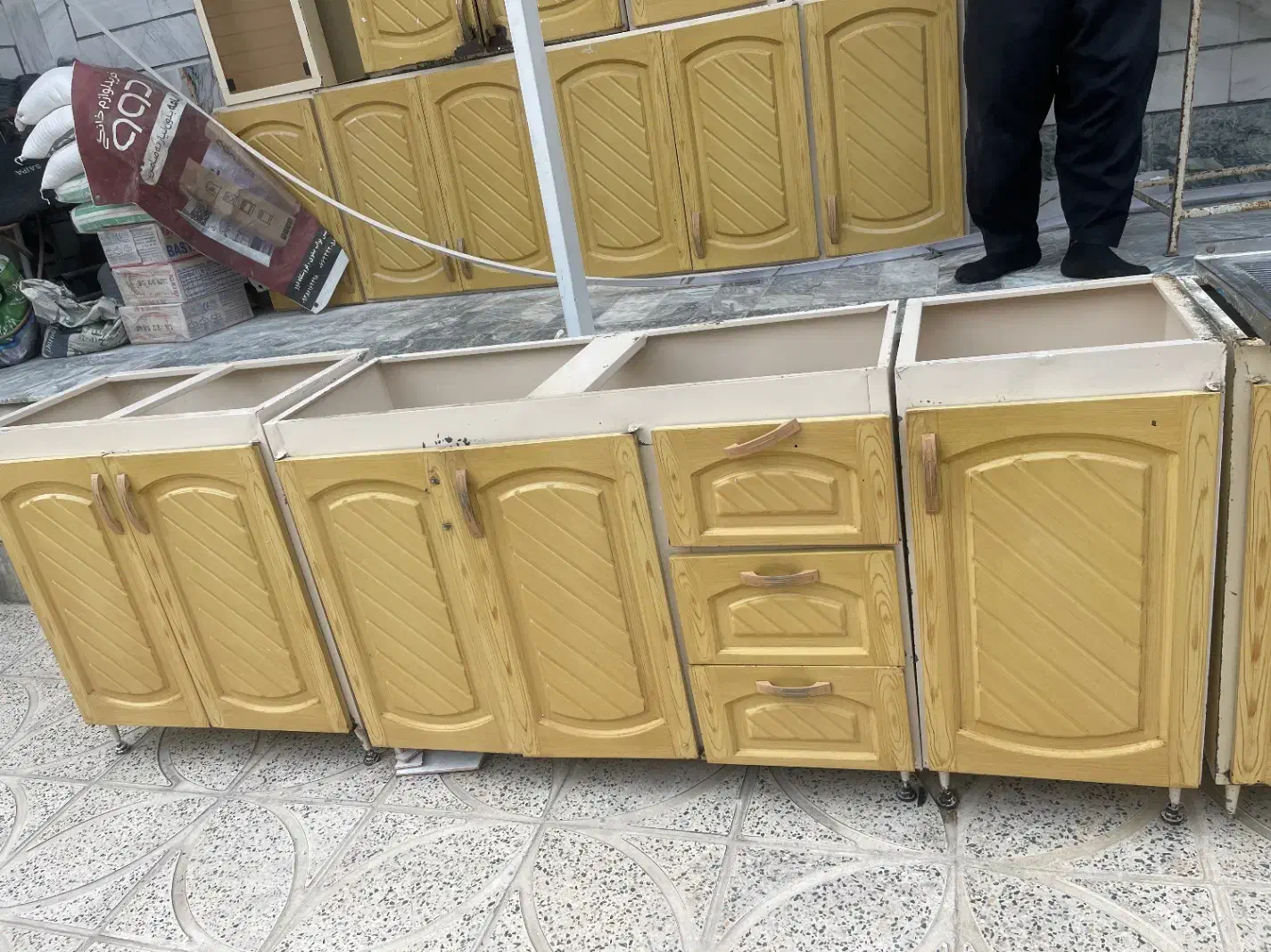 کابینت فلزی|آب‌چکان و نظم‌دهنده ظروف|بروجرد, |دیوار