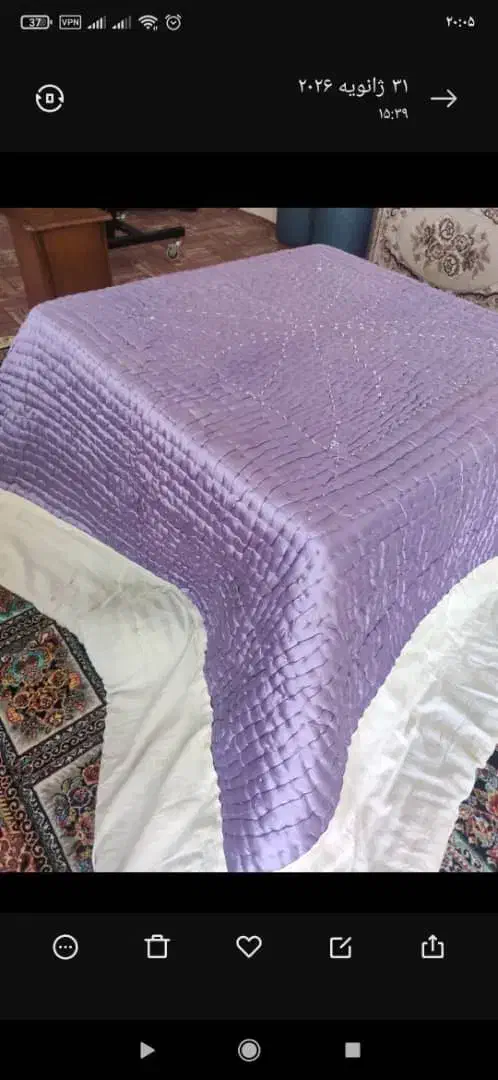 لحاف کرسی|رختخواب، بالش، پتو|شهر ری, شهید غیوری (ابن باویه)|دیوار