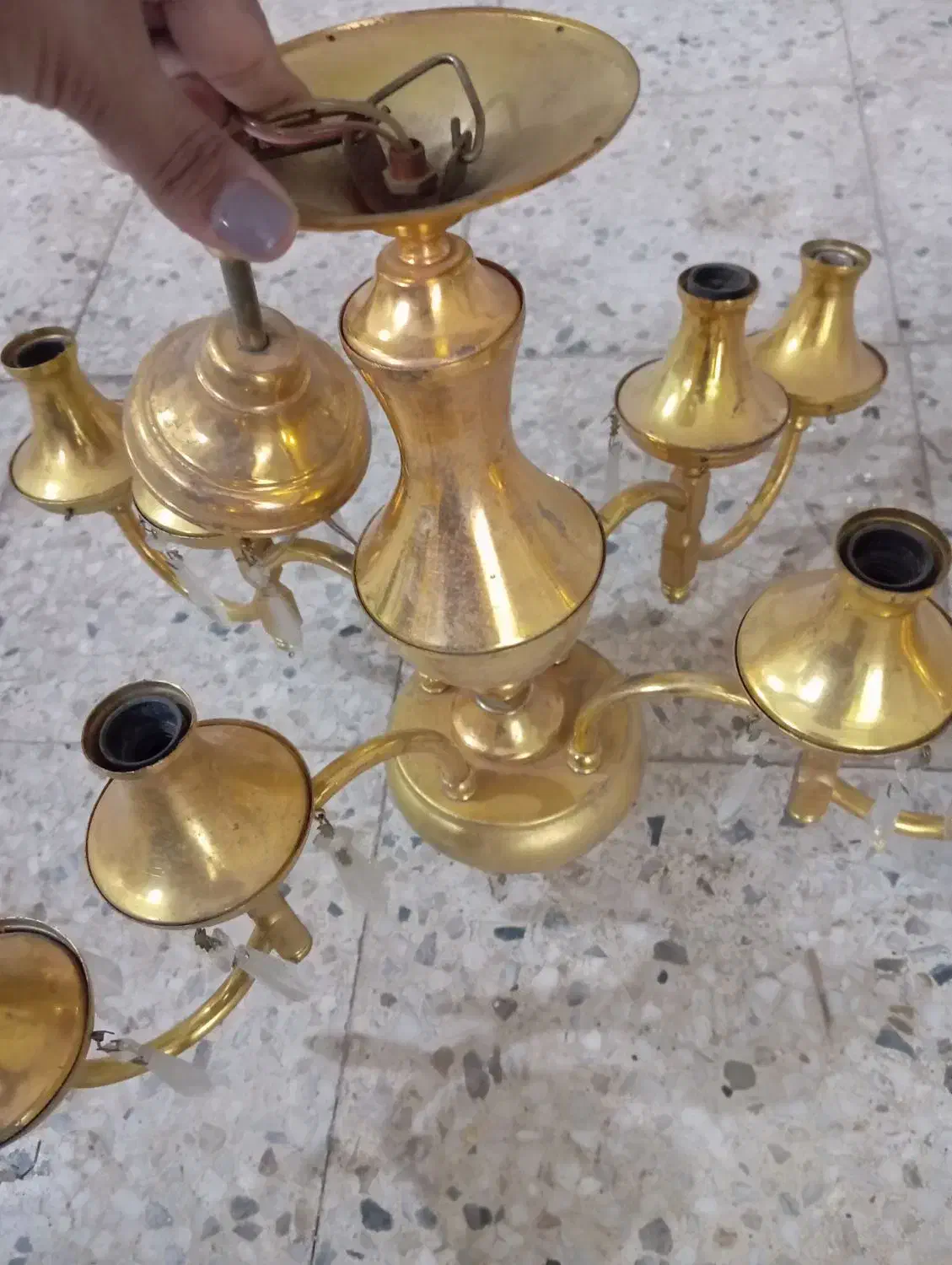 لوستر|لوستر و چراغ آویز|خوی, |دیوار