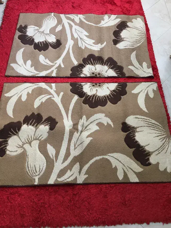 یک جفت قالیچه ۱/۵*۱ کاملا در حد نو|فرش|تهران, نازی‌آباد|دیوار