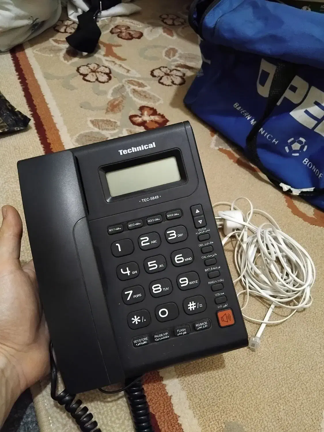 تلفن رو میزی Technical-TEC5849|تلفن رومیزی|رشت, پیرکلاچای|دیوار