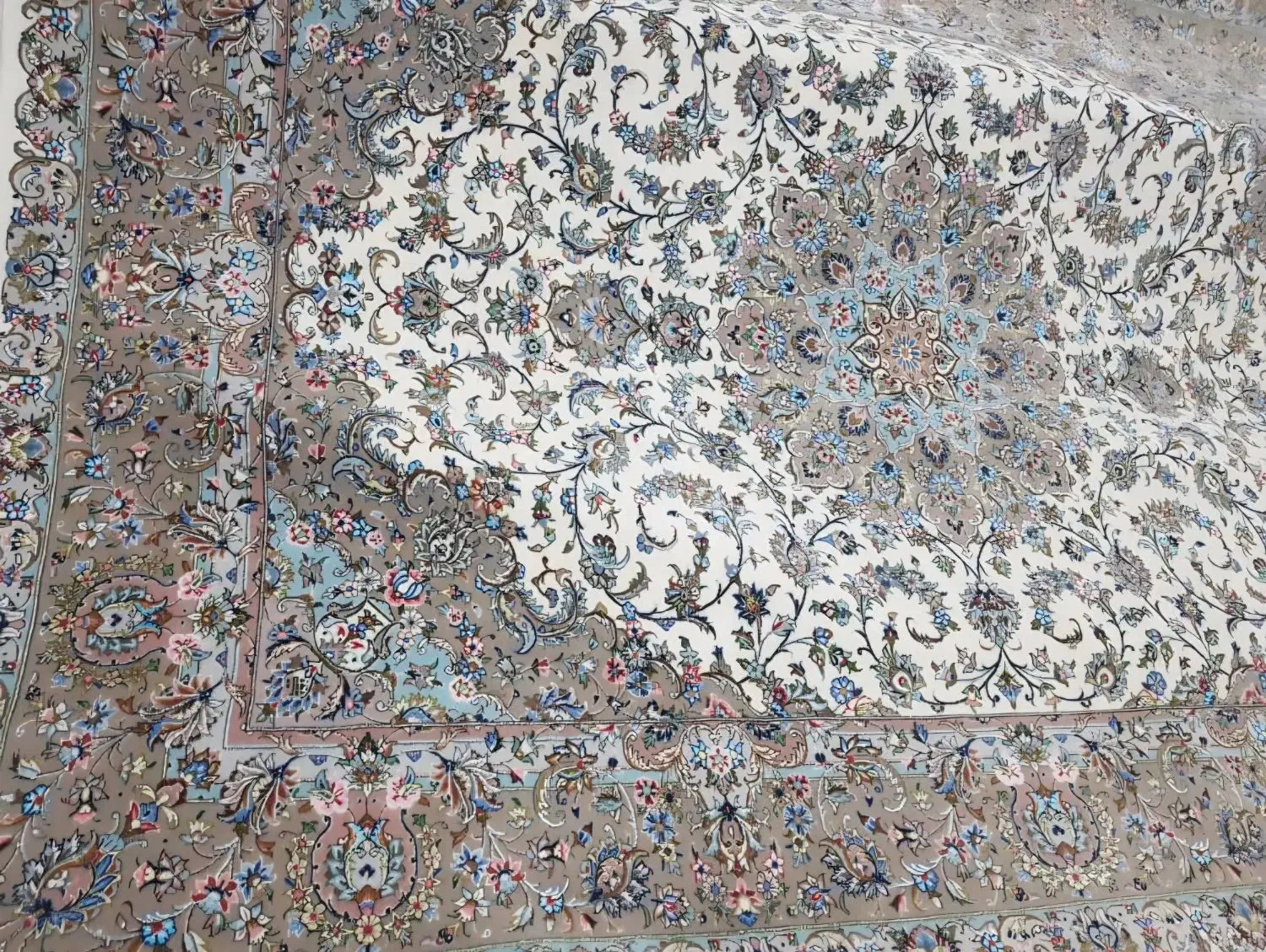 قالی دستبافت|فرش|کاشان, بهشتی|دیوار