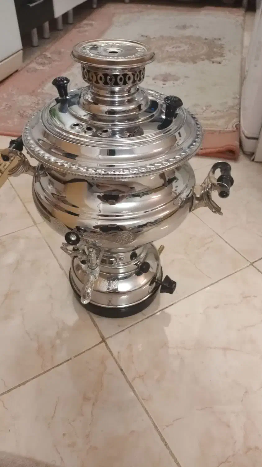 سماورگازی ۸ لیتری برادران.  اکبری|سماور، چای‌ساز، قهوه‌ساز|پرند, فاز ۴|دیوار