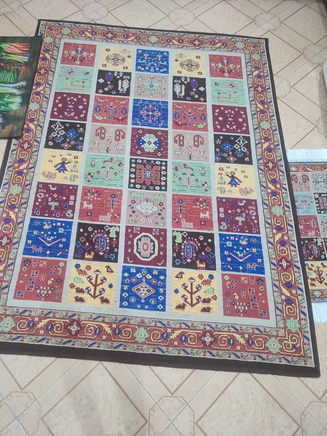 فرش ۱۲ متری تمیز و سالم|فرش|ساوه, |دیوار