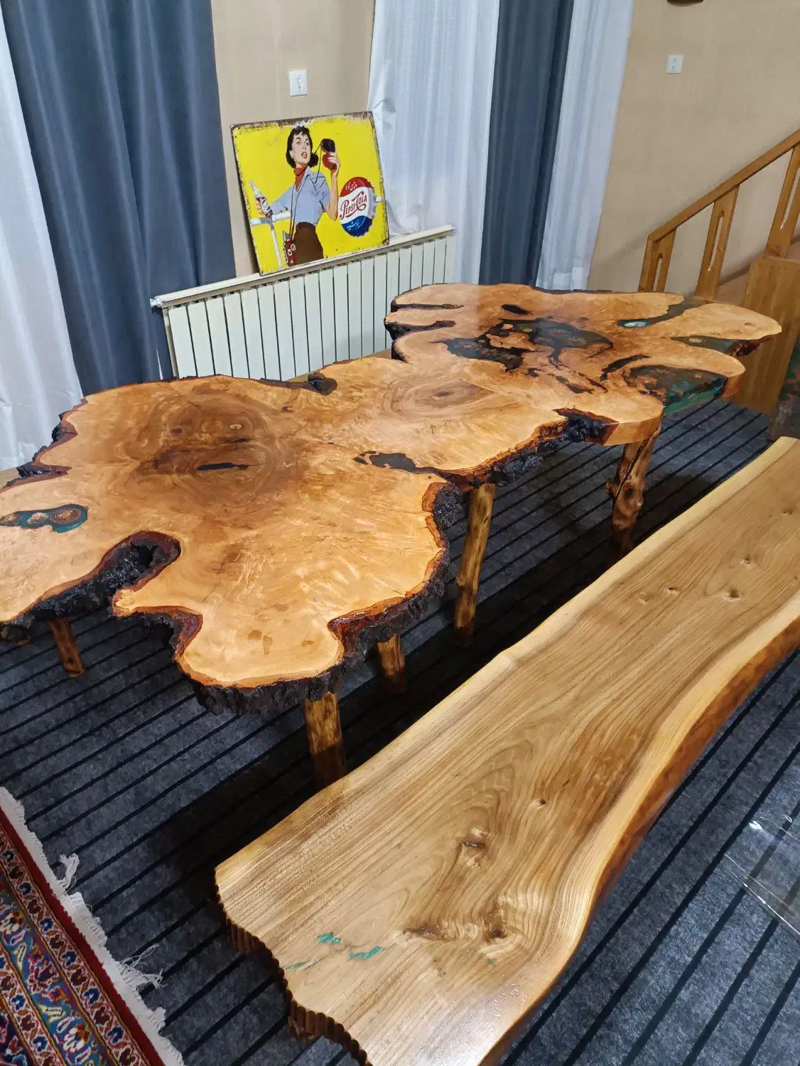 میز روستیک|میز و صندلی غذاخوری|فشم, |دیوار