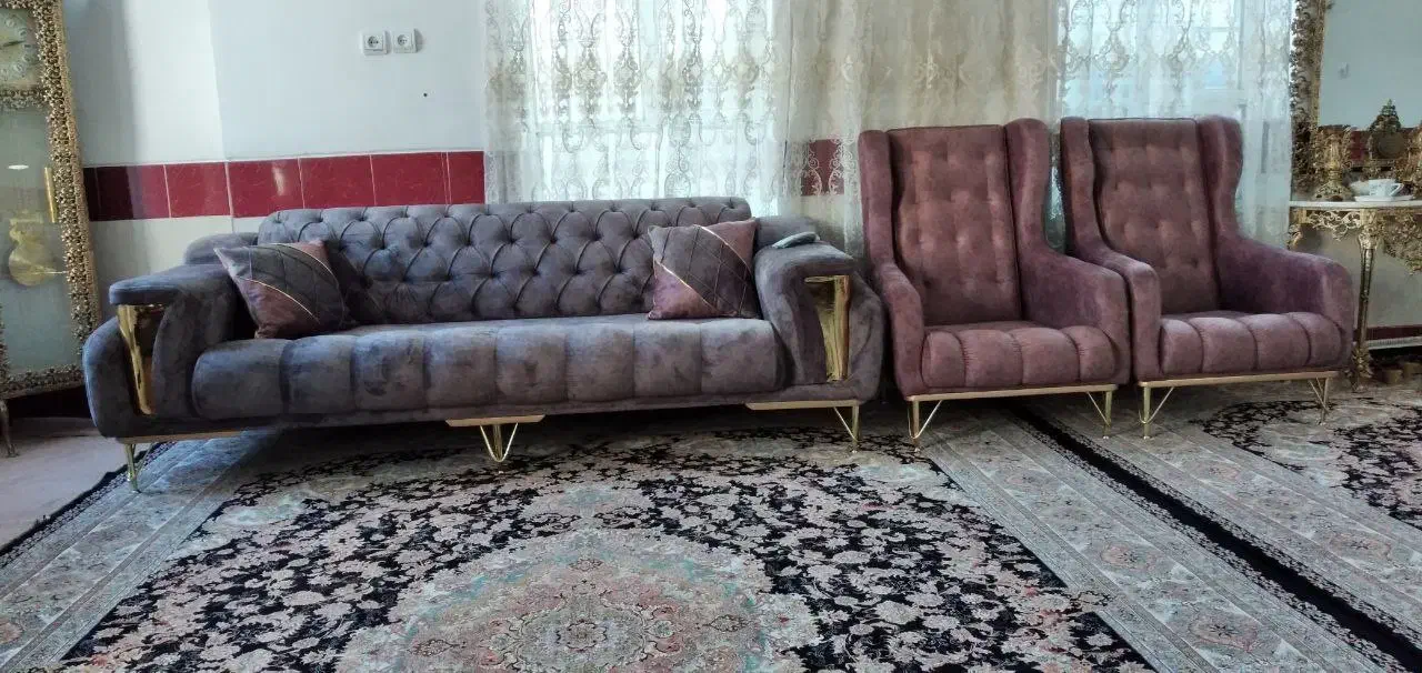 مبل ۸نفره|مبلمان خانگی و میز عسلی|جوانرود, |دیوار