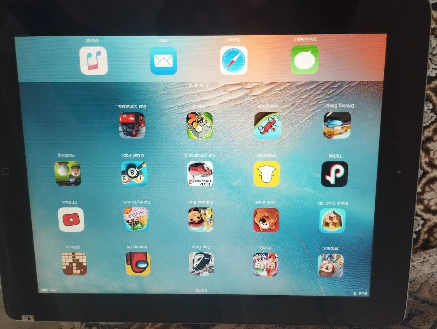 تبلت اپل 3 اصلی تمیز بدونه خط خش سنندج|تبلت|بانه, |دیوار