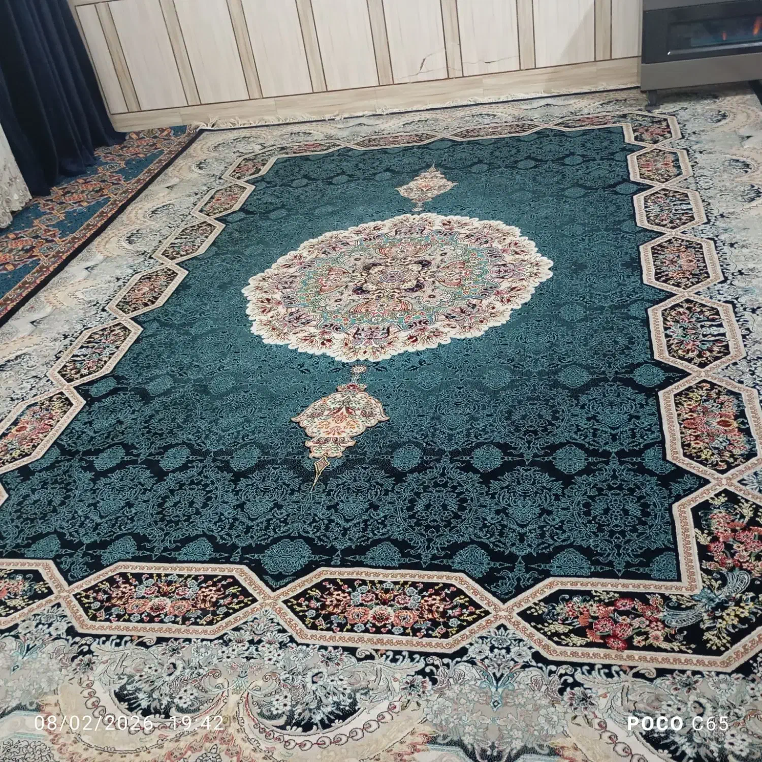 دو جفت قالی 12متری|فرش|فیروزآباد (فارس), |دیوار