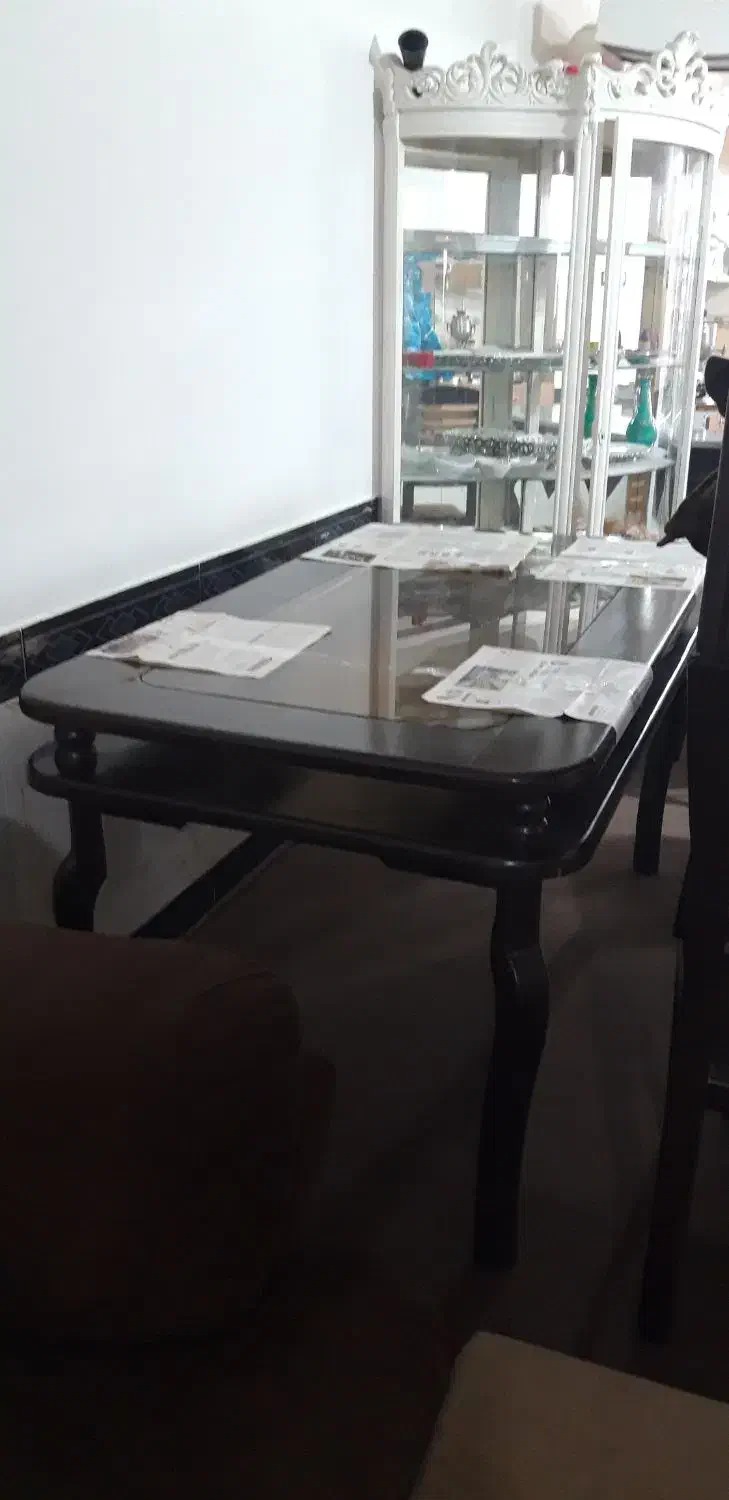 میزناهارخوری  شش نفره چوب راش|میز و صندلی غذاخوری|گرگان, |دیوار