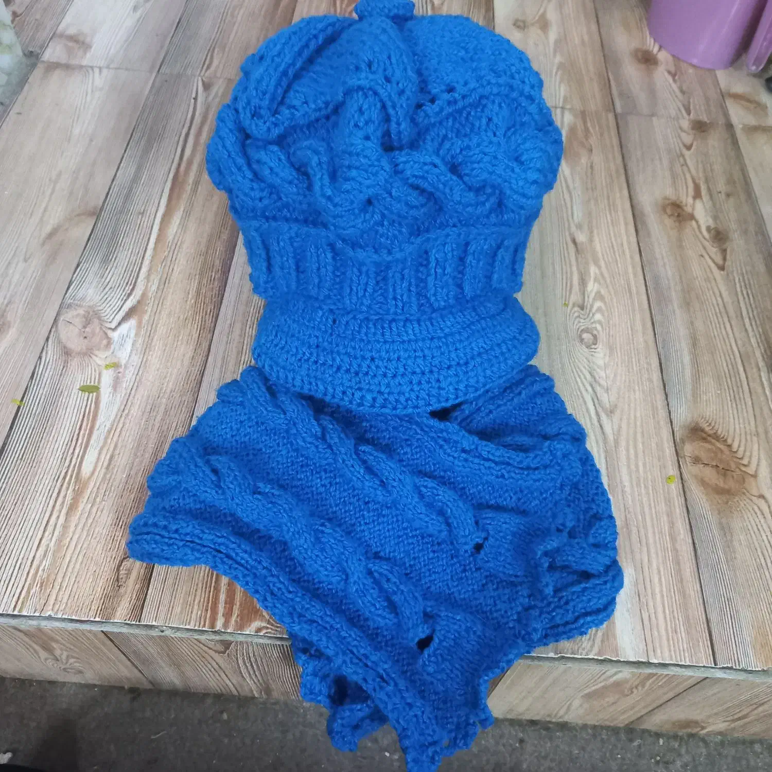 کلاه وشال گردن دست بافت|لباس|مشهد, ایثارگران|دیوار