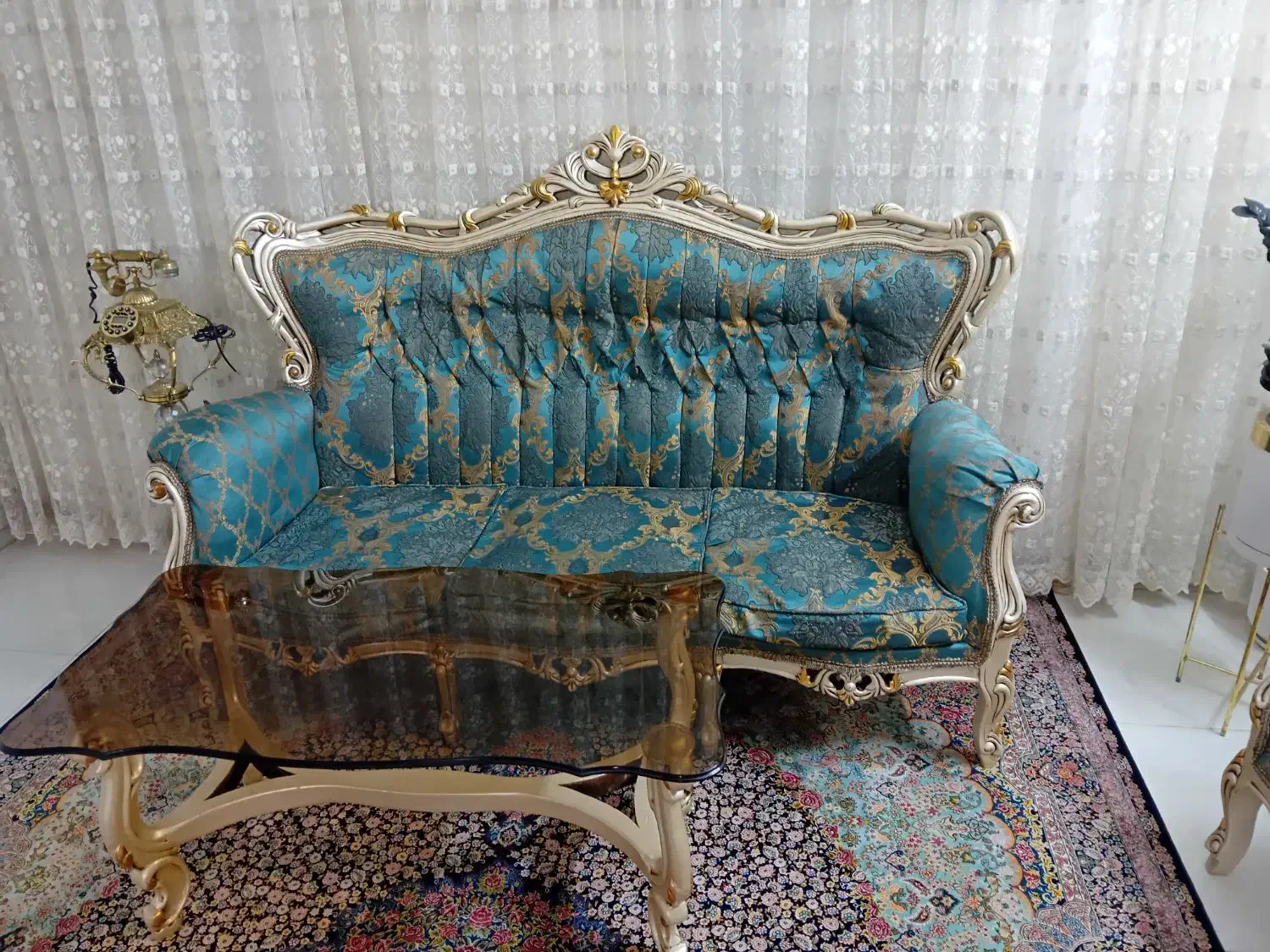 مبل کلاسیک ۹ نفره|مبلمان خانگی و میز عسلی|تهران, هاشم‌آباد|دیوار