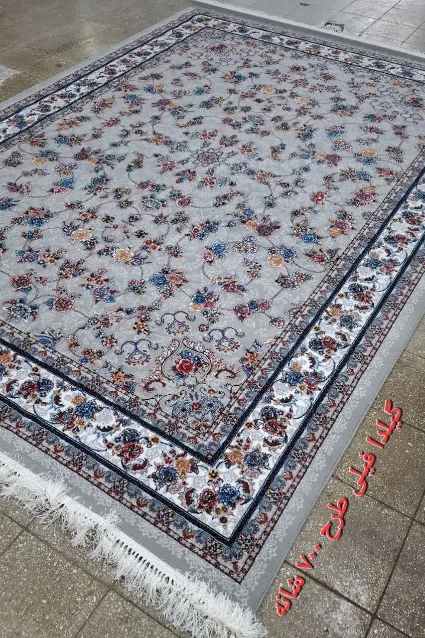 فرش سیلور دودی نقره /ترند سال/با کیفیت وارزان|فرش|ساری, |دیوار