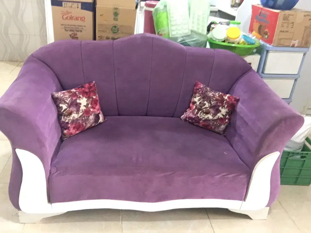 مبل با دو عدد جلو مبلی|مبلمان خانگی و میز عسلی|رشت, سلیمانداراب|دیوار