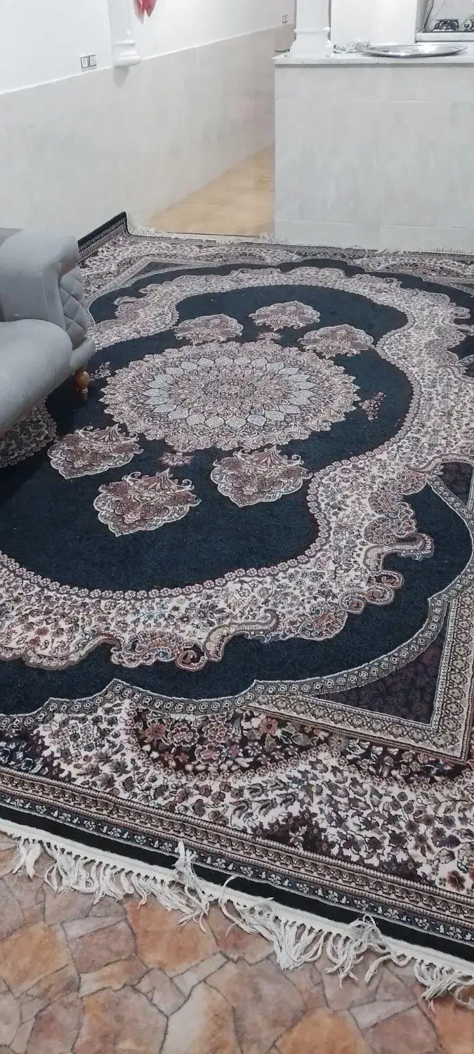 فرش ۱۲ متری|فرش|نیشابور, گنبد سبز|دیوار