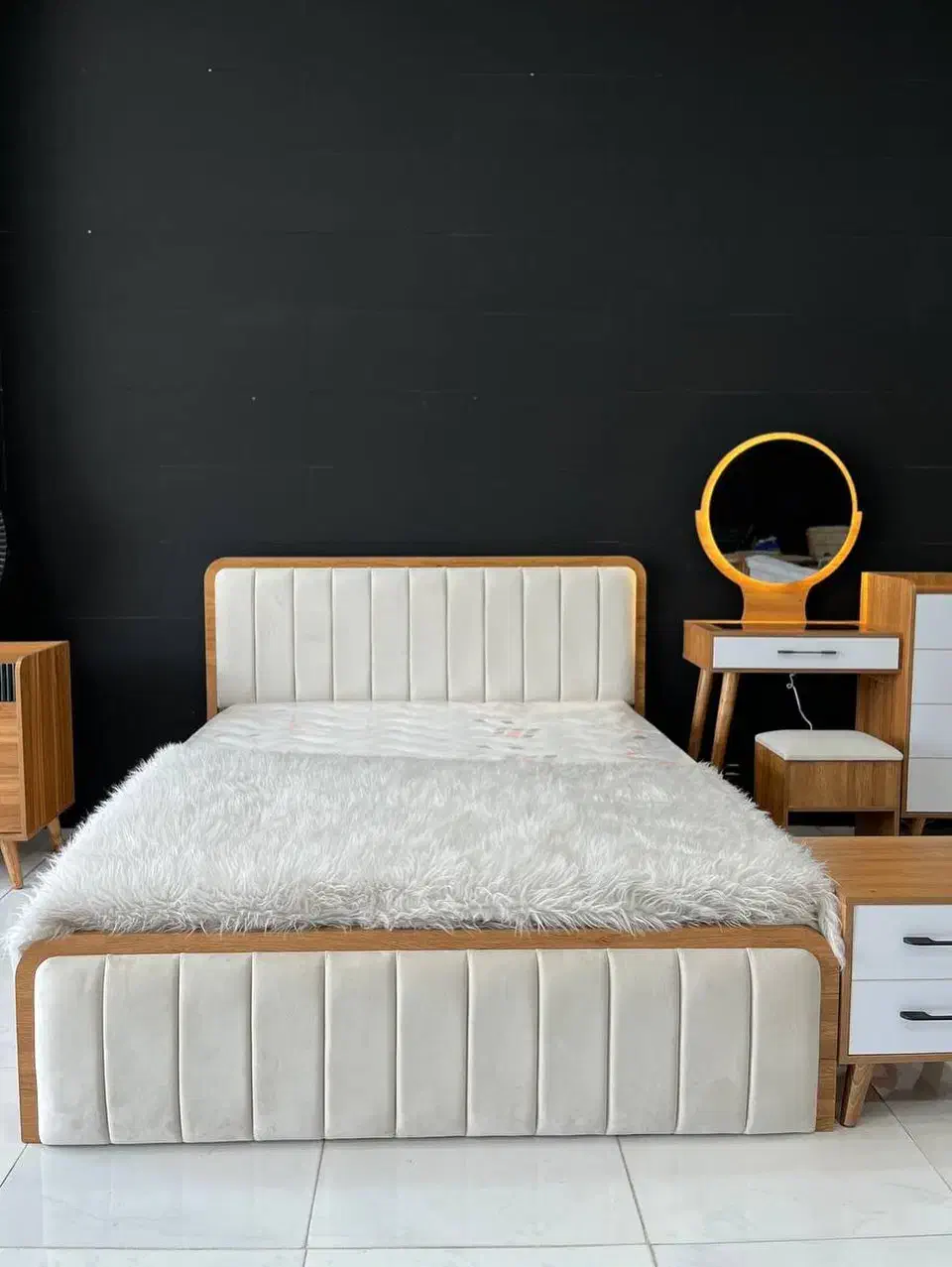 تختخواب **سرویس خواب دونفره وتک نفره شهرآرا|تخت و سرویس خواب|دورود, |دیوار