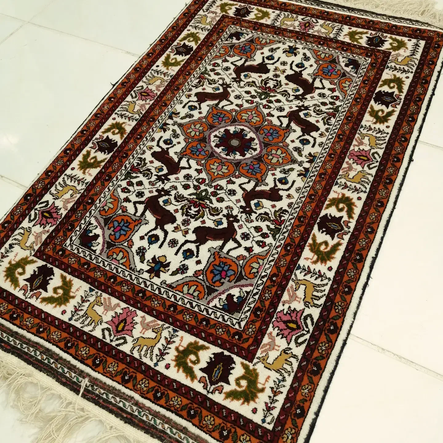 قالیچه دستبافت سنگان|فرش|خواف, |دیوار