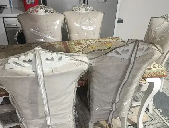 میز ناهار خوری 6نفره در حد نو|میز و صندلی غذاخوری|نجف‌آباد, یزدانشهر|دیوار