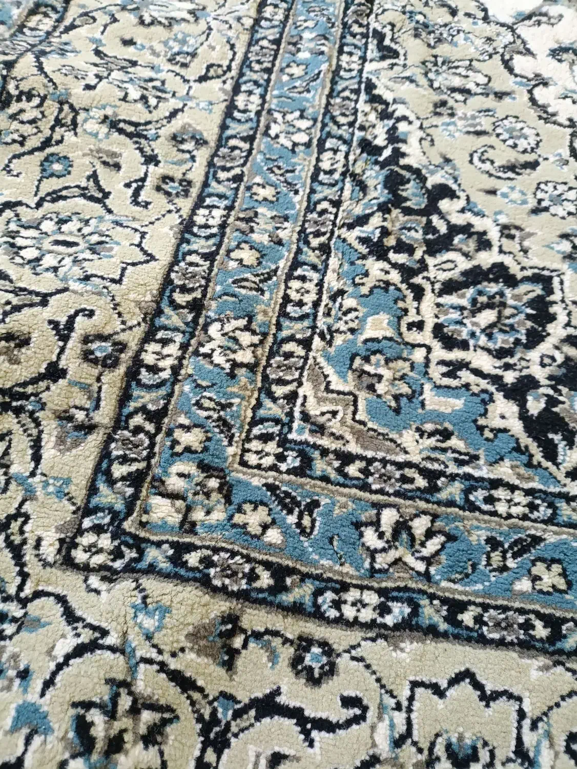 فرش 6متری کاملا سالم بدون لک از داخل عکس مشخصه|فرش|لشت نشا, |دیوار