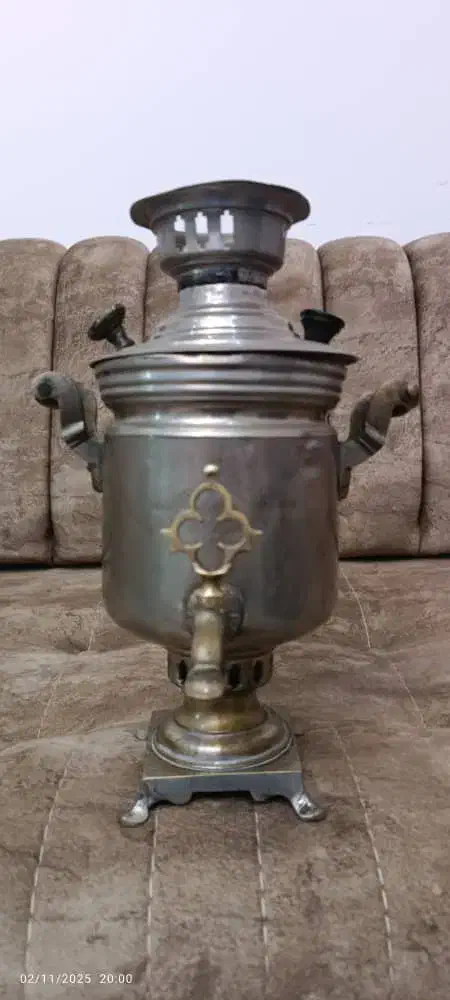 سماور زغالی(معاوضه با ملک )هم انجام میشه|کلکسیون اشیاء عتیقه|لواسان, |دیوار