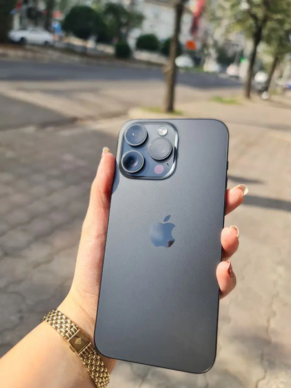 آیفون ۱۵ پرومکس / مشکی / ۲۵۶ گیگ / باتری ۹۵٪|موبایل|رشت, گلسار|دیوار