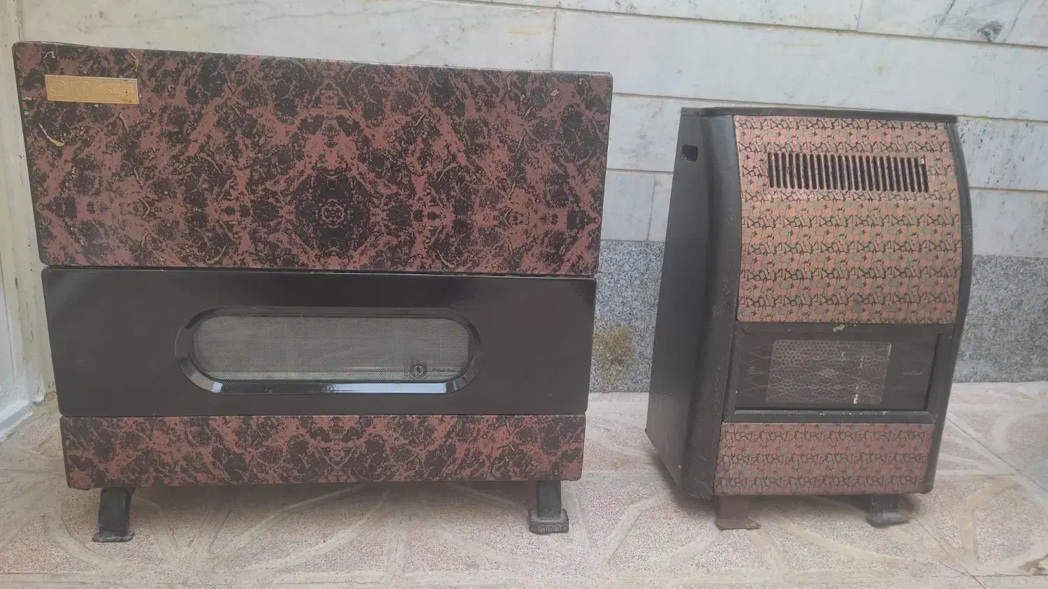 دوعددبخاری گازی درحدنو مهیاگاز تازه سروییس|بخاری، هیتر، شومینه|میانه, |دیوار