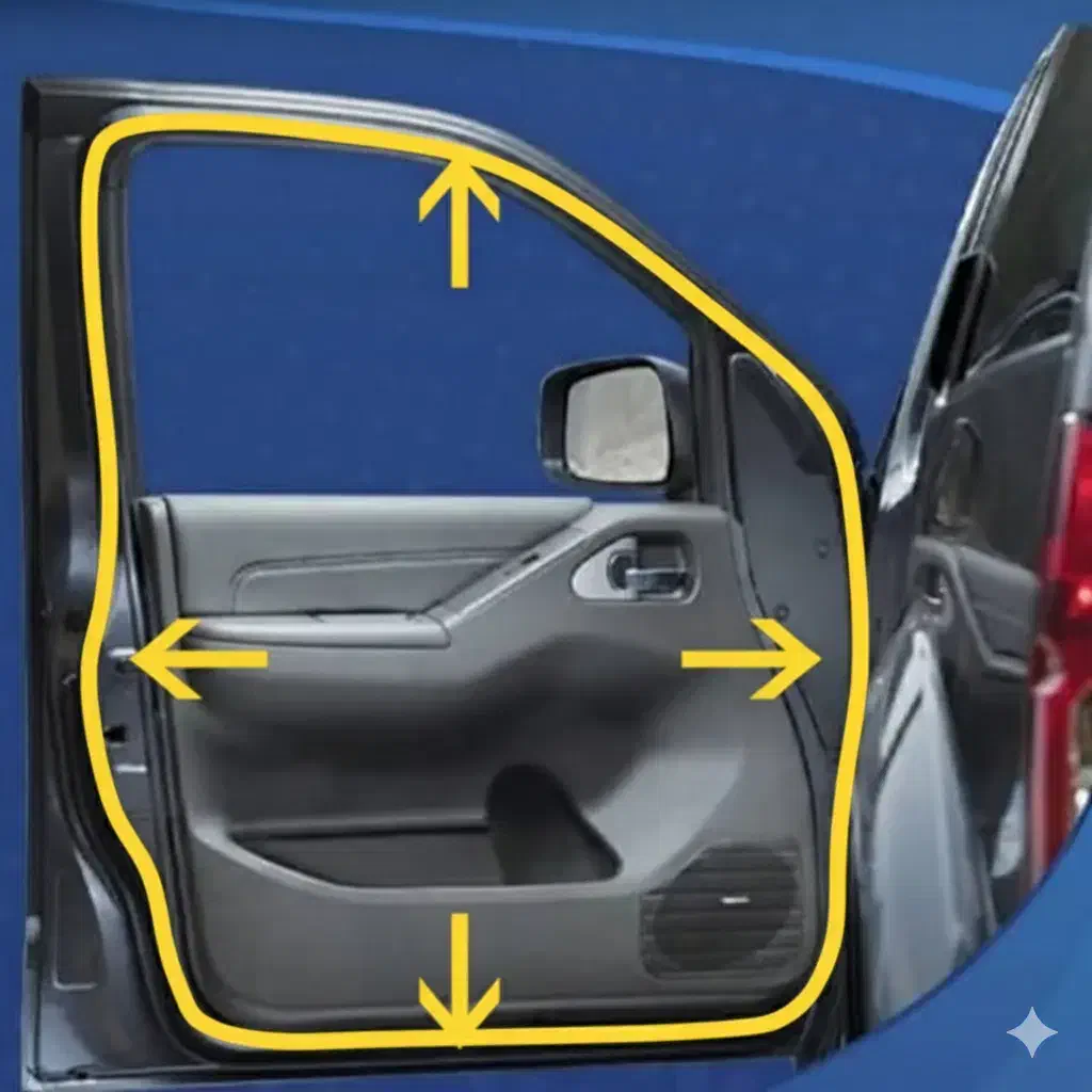 حذف باد و صدا / با نوار درزگیر درب خودرو SealTech|خدمات موتور و ماشین|بروجن, |دیوار