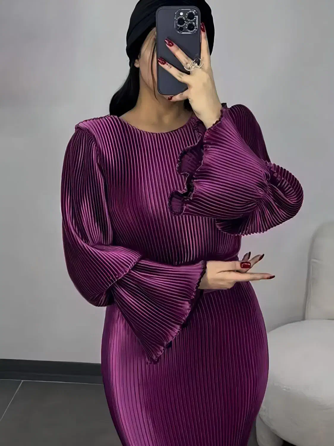 پلیسه شقایق|لباس|کامیاران, |دیوار