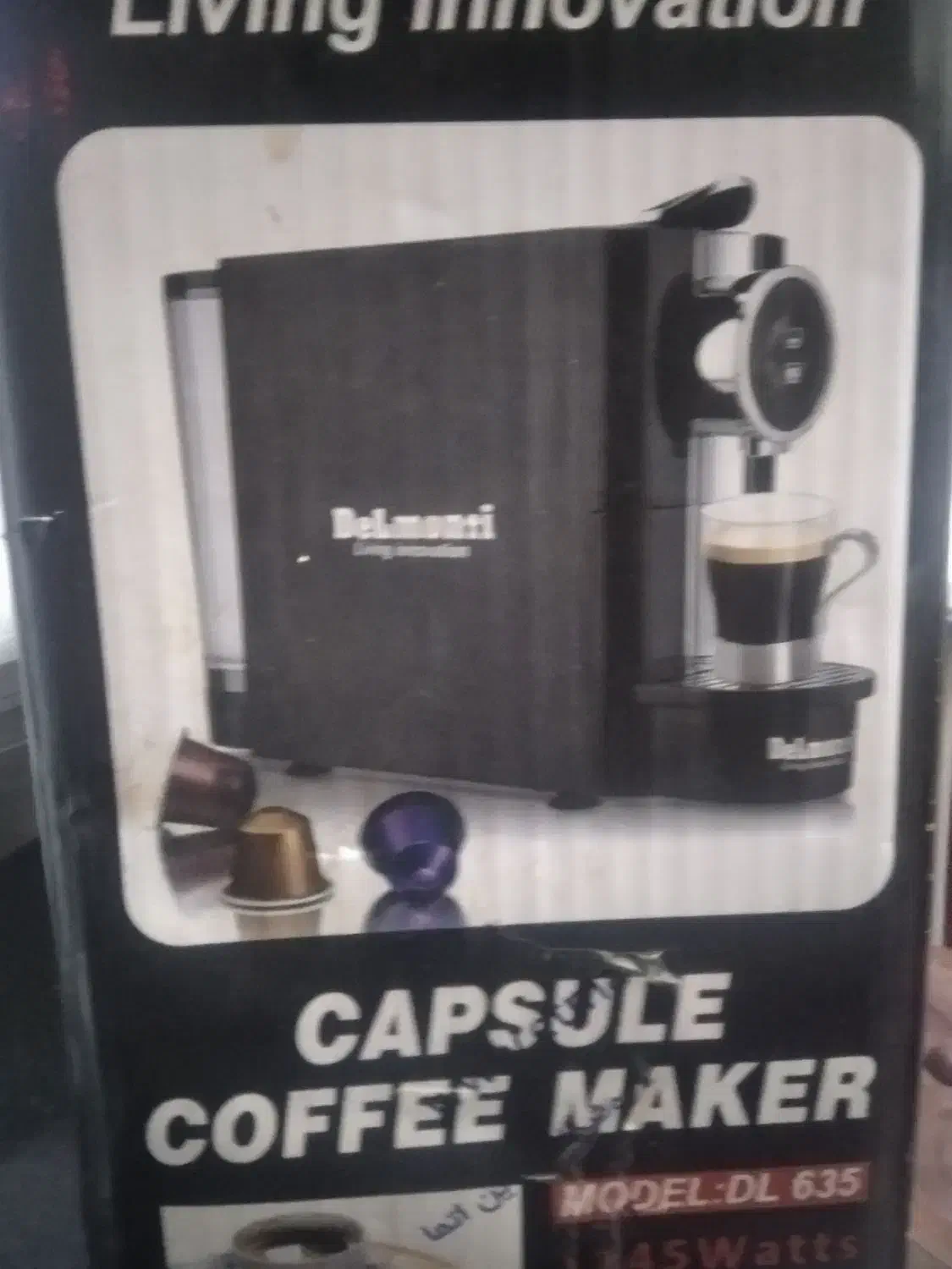 قهوه ساز کپسولی دلمونتی مدل 625|سماور، چای‌ساز، قهوه‌ساز|خاش, |دیوار