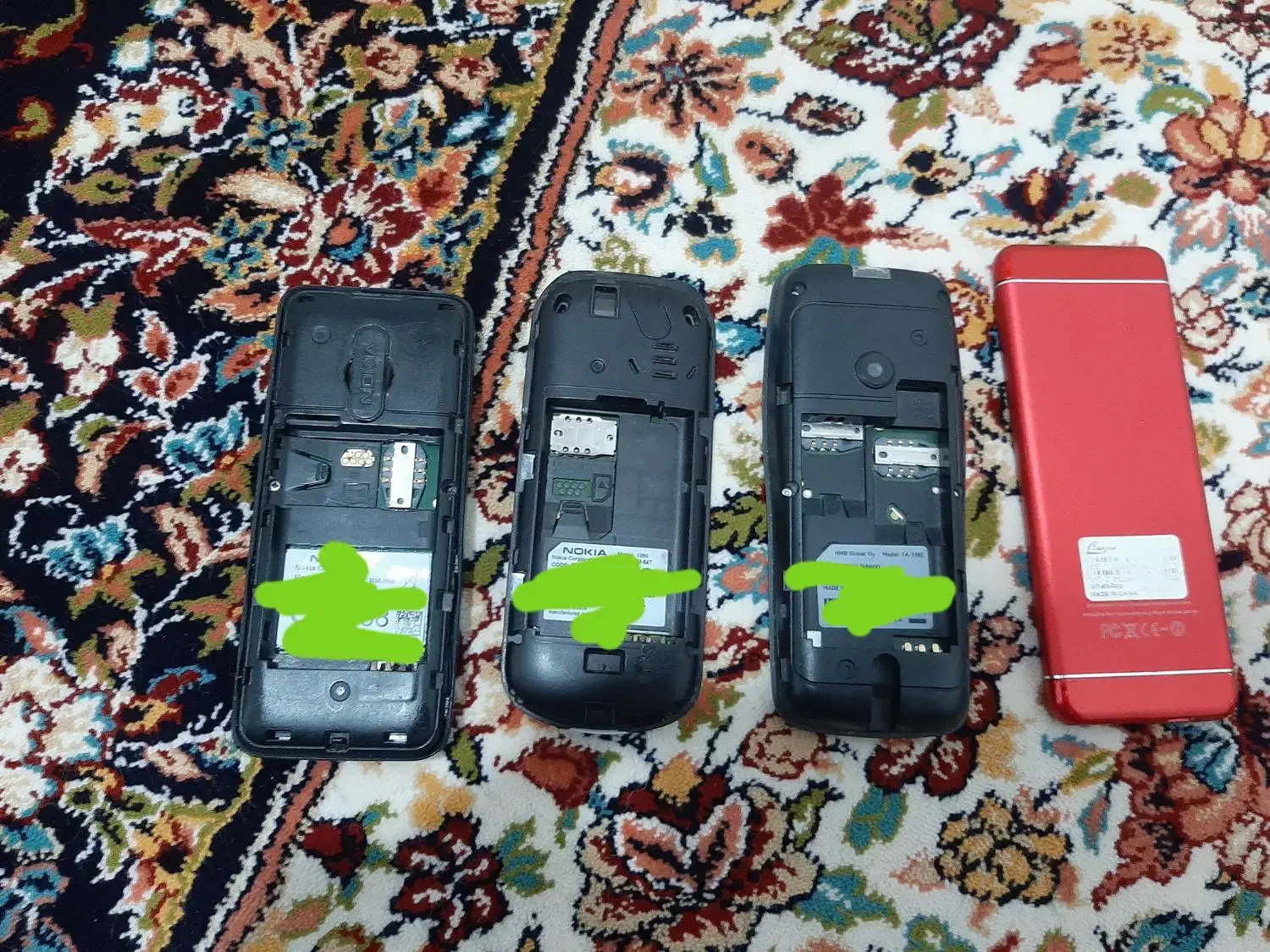 ۴تا گوشی ساده چابهار ۲۵۰۰قیمت|موبایل|چابهار, |دیوار