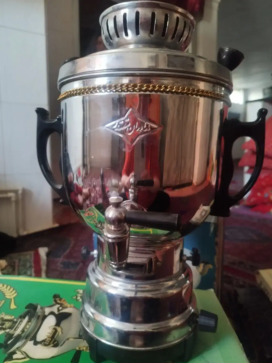 سماور گازی 4/5لیتری نو|سماور، چای‌ساز، قهوه‌ساز|مشگین شهر, |دیوار