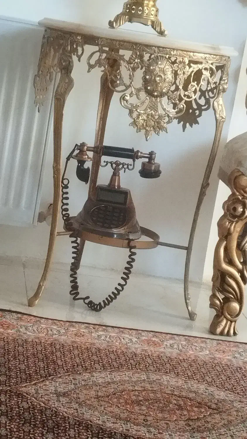 لوستر برنزی کاملا سالم|لوستر و چراغ آویز|تبریز, |دیوار