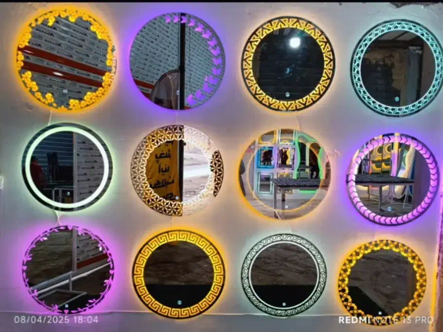 آینه بکلایت لمسی دایره ای آینه روشویی|آینه|ارومیه, |دیوار