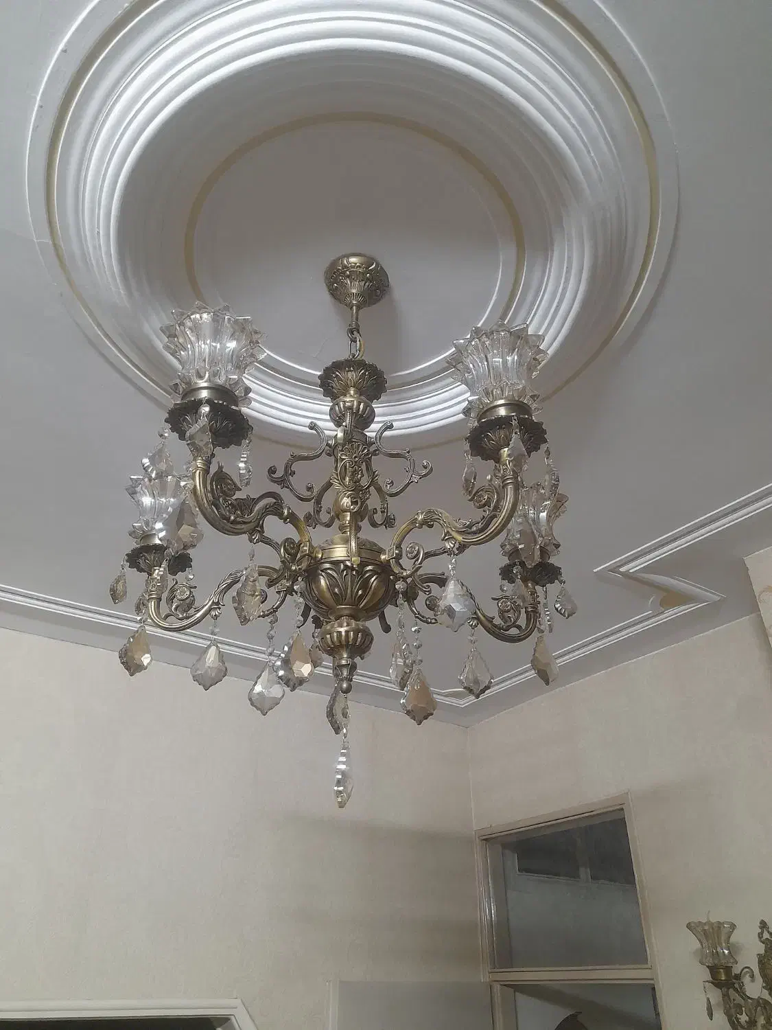 لوستر برنز|لوستر و چراغ آویز|قزوین, |دیوار