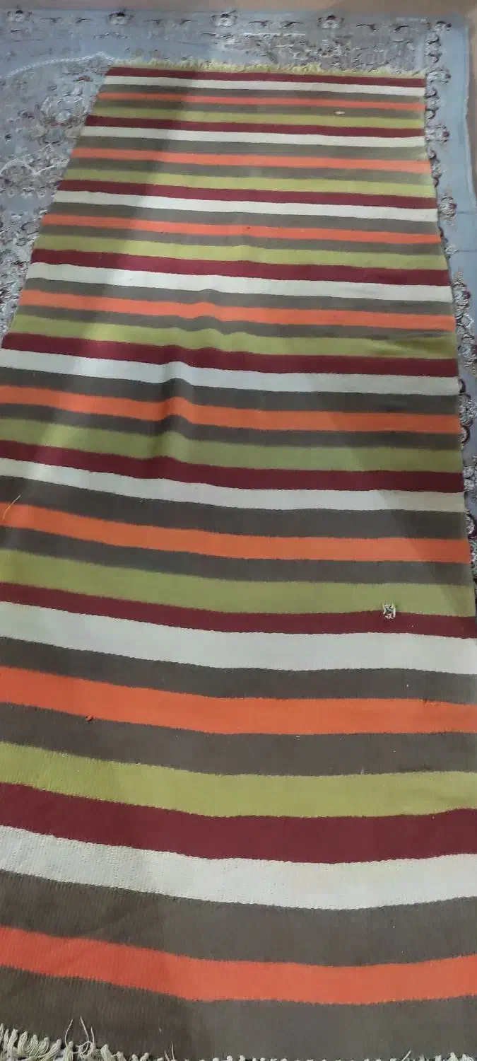 گلیم فرش قدیمی|گلیم، جاجیم، گبه|اصفهان, بهارستان|دیوار