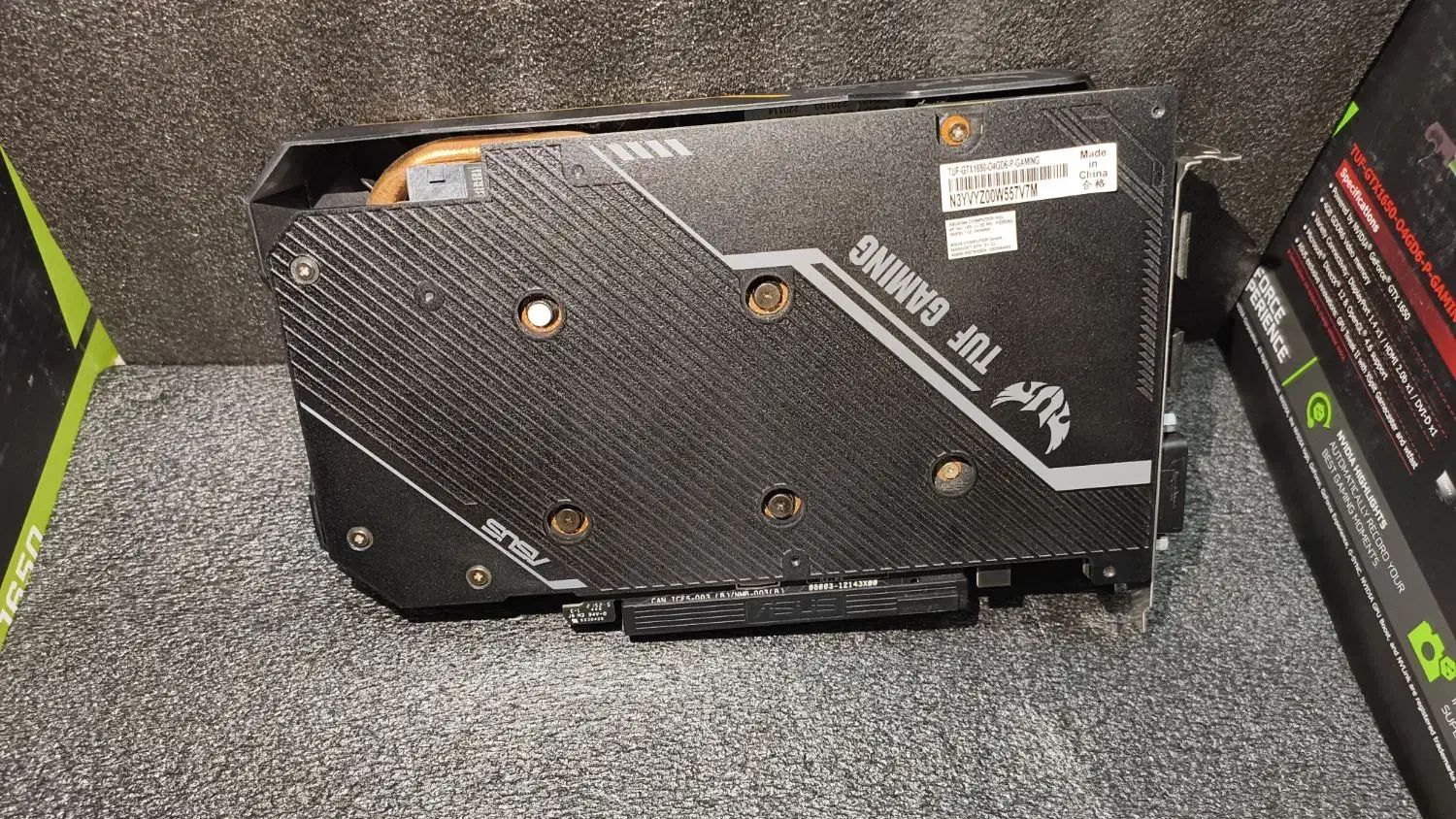 کارت گرافیک GTX 1650 4GB TUF|قطعات و لوازم جانبی رایانه|پرند, فاز ۰|دیوار