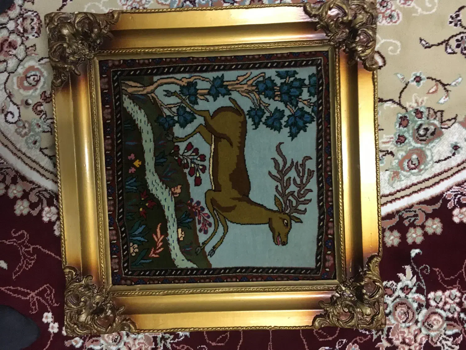 تابلو فرش و پشتی|پشتی|تکاب, |دیوار