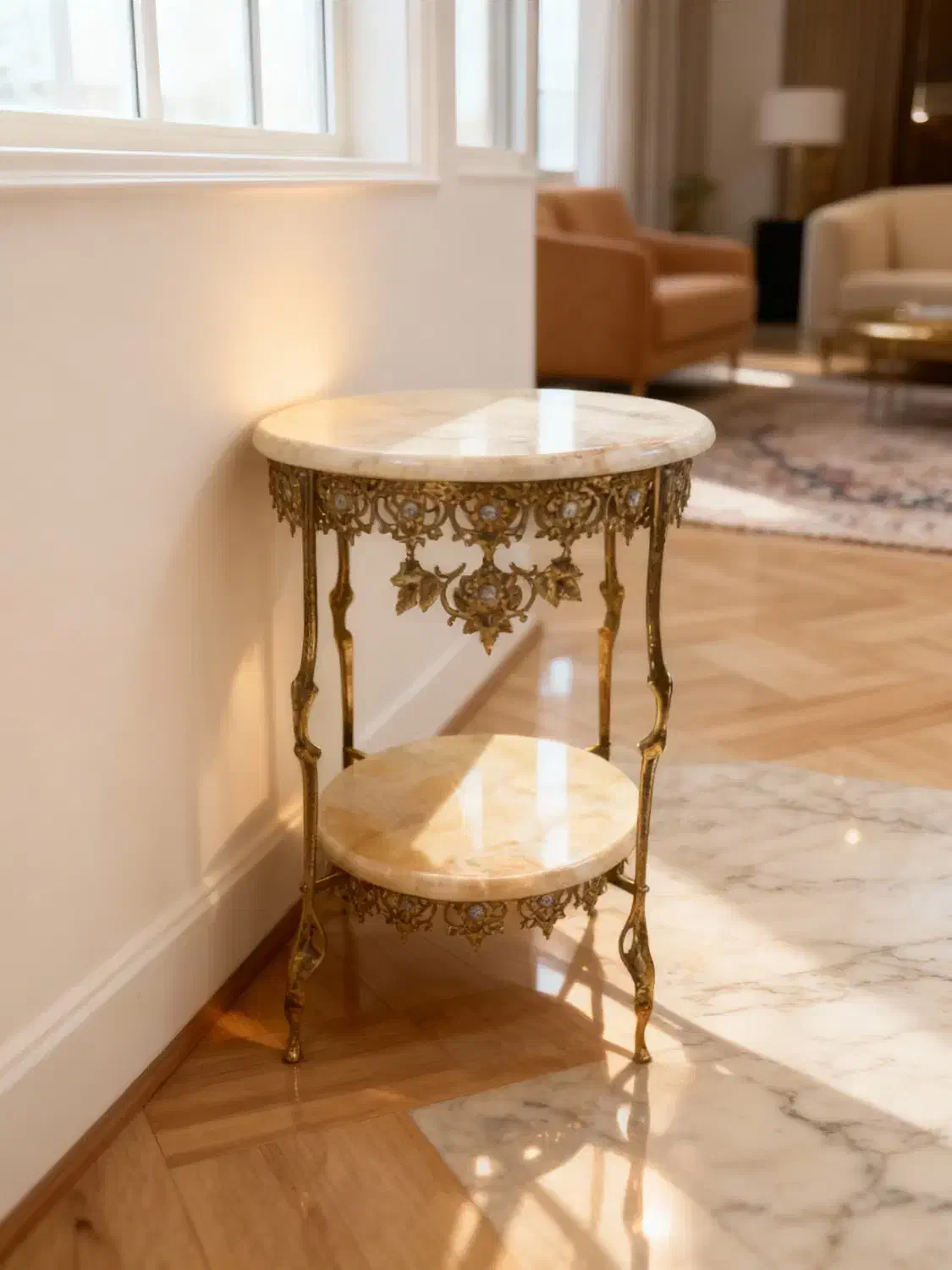 جشنواره میز کنارسالنی برنز(خاطره)ضمانتی(برنز برتر)|مبلمان خانگی و میز عسلی|کرمانشاه, |دیوار