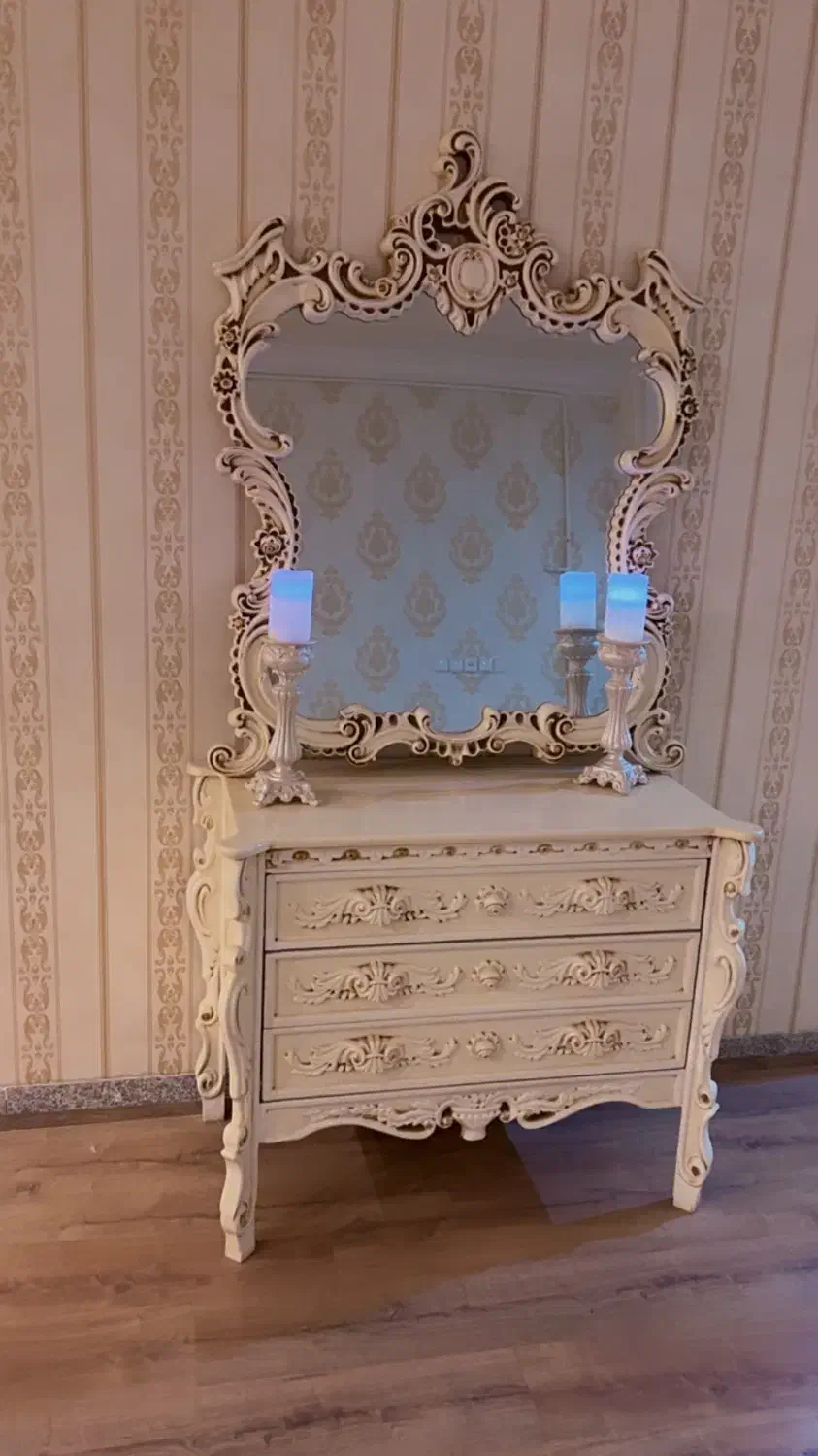 کنسول و ایینه تمام سرامیک|بوفه، ویترین، کنسول|خرمآباد, |دیوار