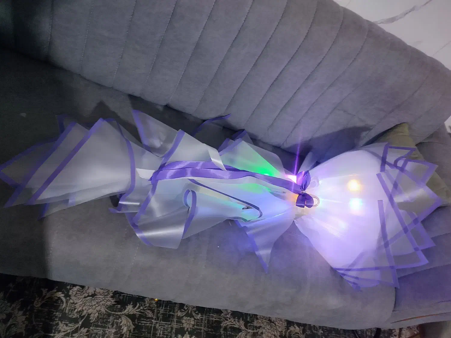 دسته گل پروانه ای چراغ دار تولد سورپرایز خاستگاری|گل مصنوعی|مشهد, شهید معقول|دیوار