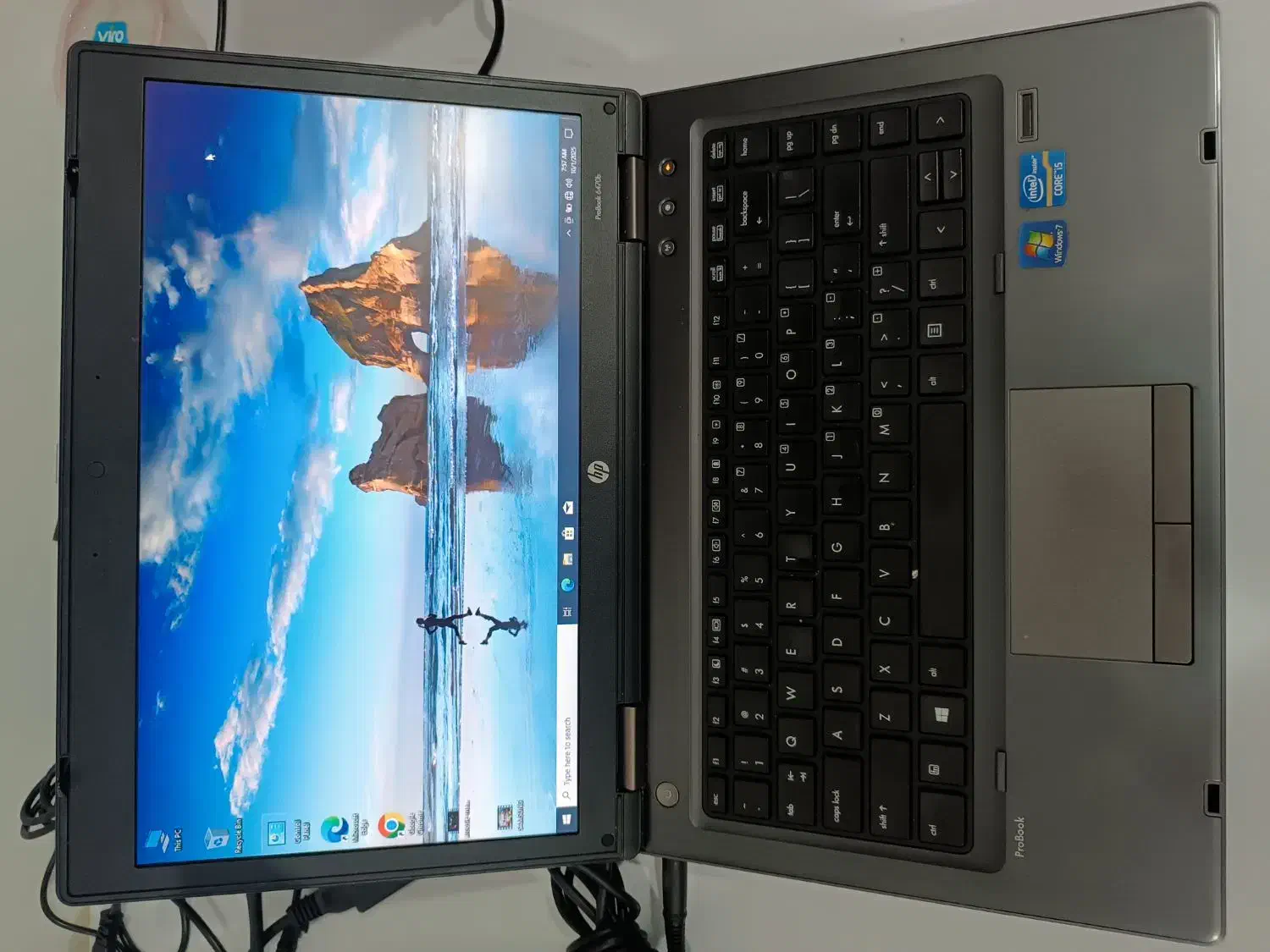 لپ‌تاپ hp کورای5 رم ۸گیگ با ۲۵۶ SSD|رایانه همراه|کلاله, |دیوار