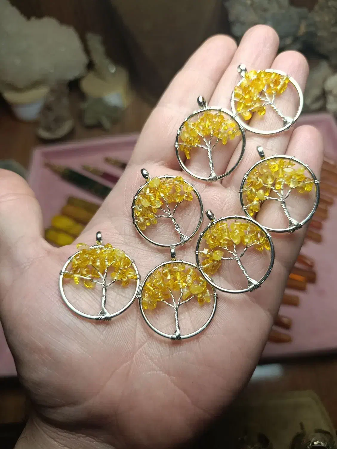 گردنبند سیترین اصل|بدلیجات|ارومیه, |دیوار