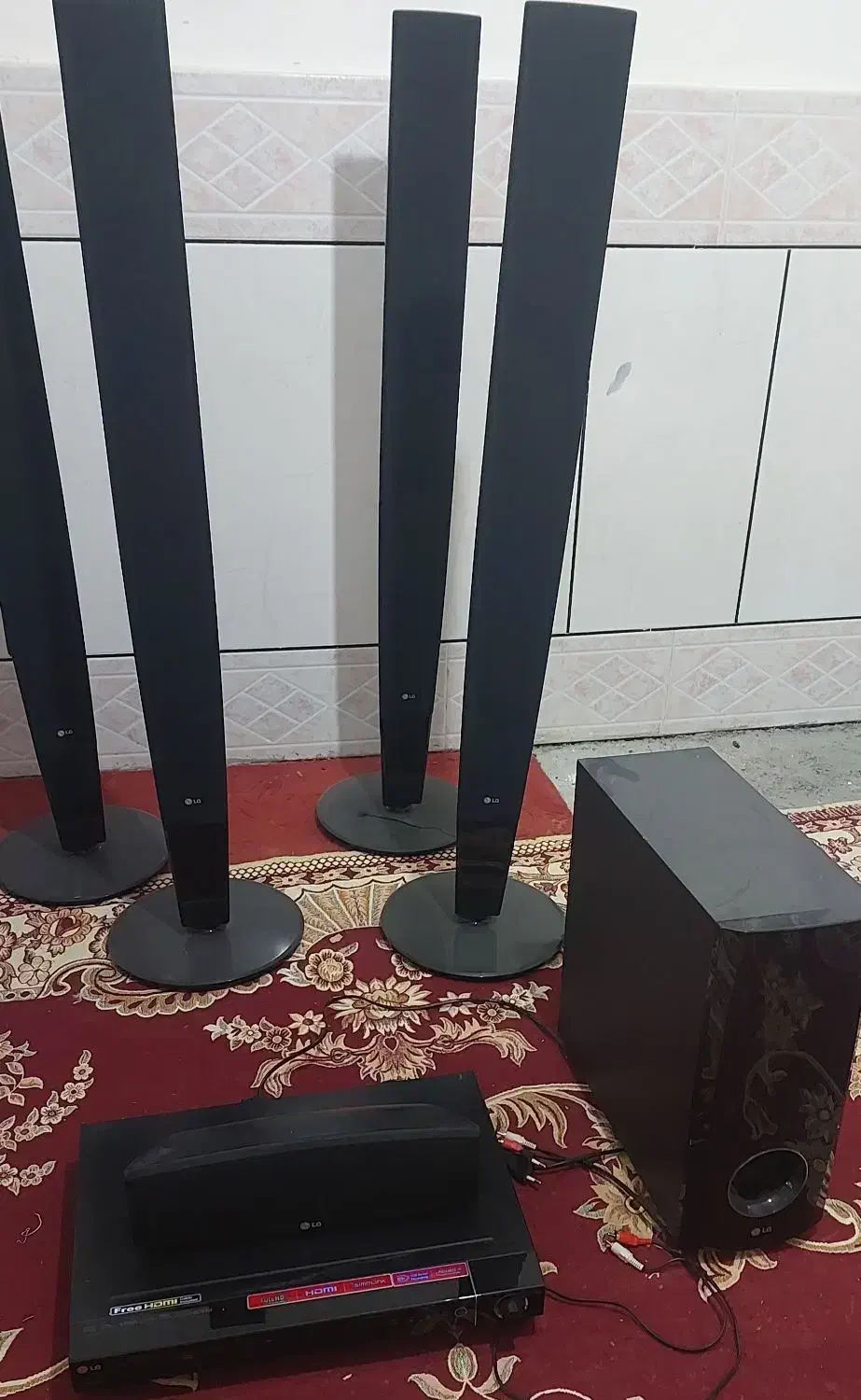 سیستم صوتی خانگی ال جی|سیستم صوتی خانگی|کنگاور, |دیوار