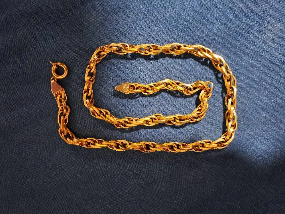 زنجیر طلا مدل شانل|جواهرات|شیراز, احمدی جنوبی|دیوار