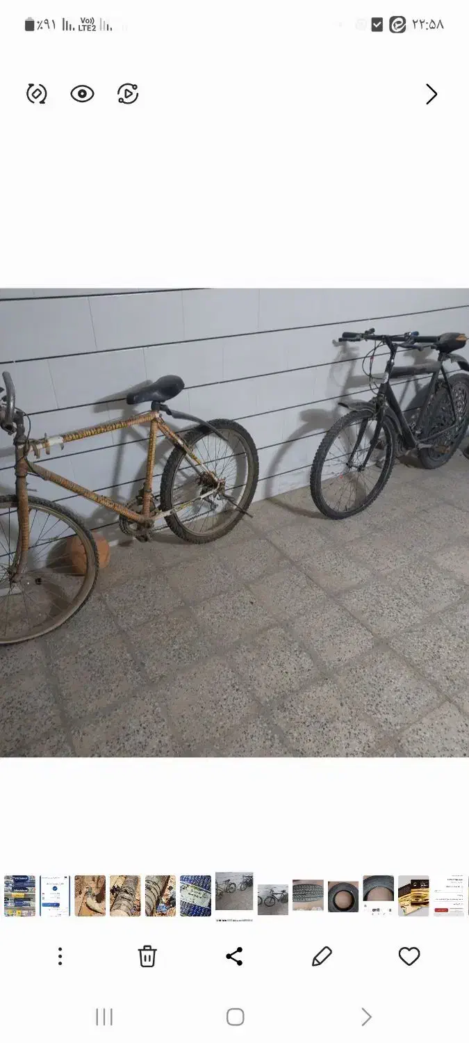 سلام.فروش ۲عدد دوچرخه ۲۶ دنده ای|دوچرخه، اسکیت، اسکوتر|مبارکه, |دیوار