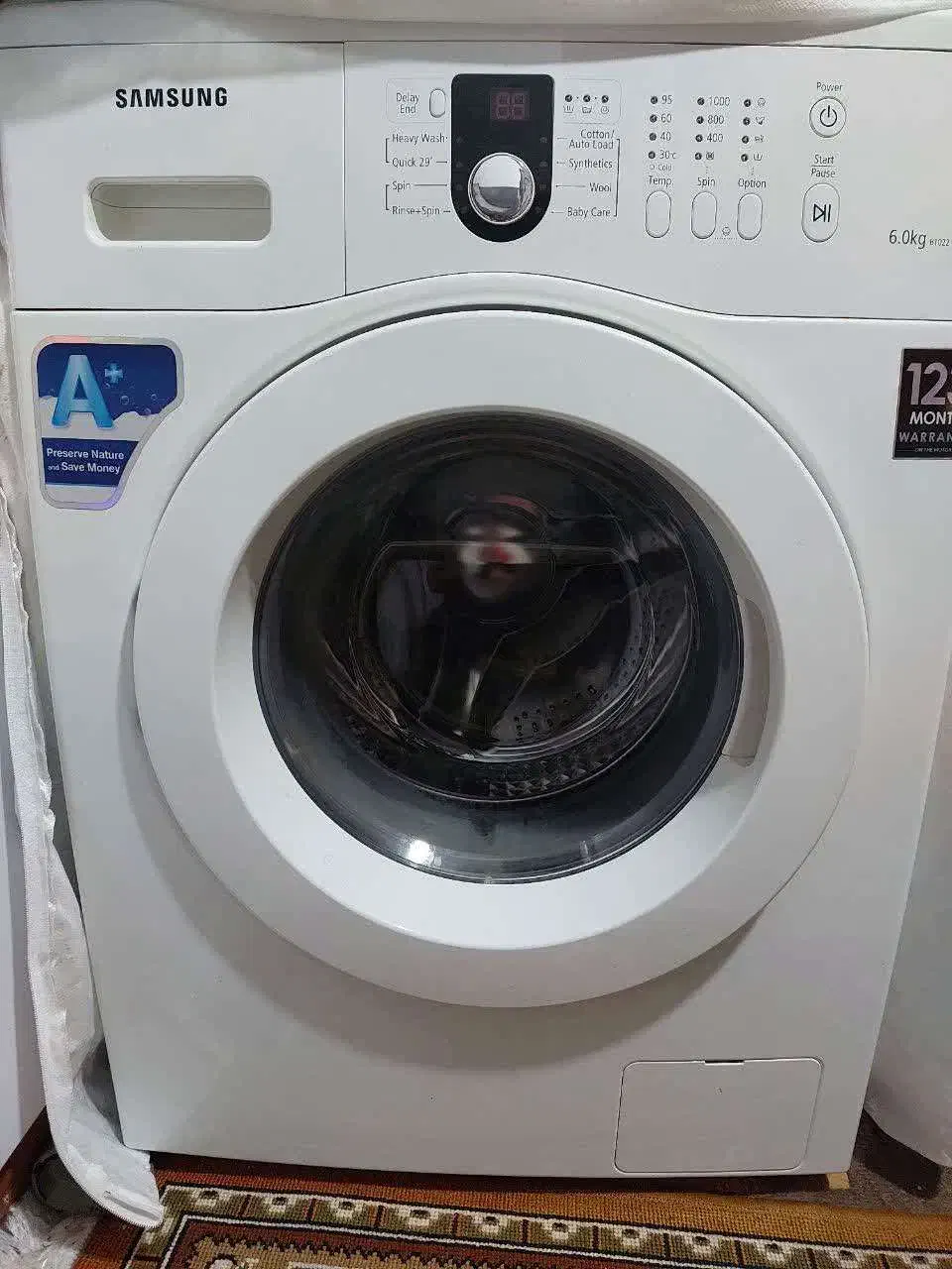لباسشویی سامسونگ کره در حد نو|ماشین لباسشویی و خشککن لباس|لاهیجان, کاروانسرابر|دیوار