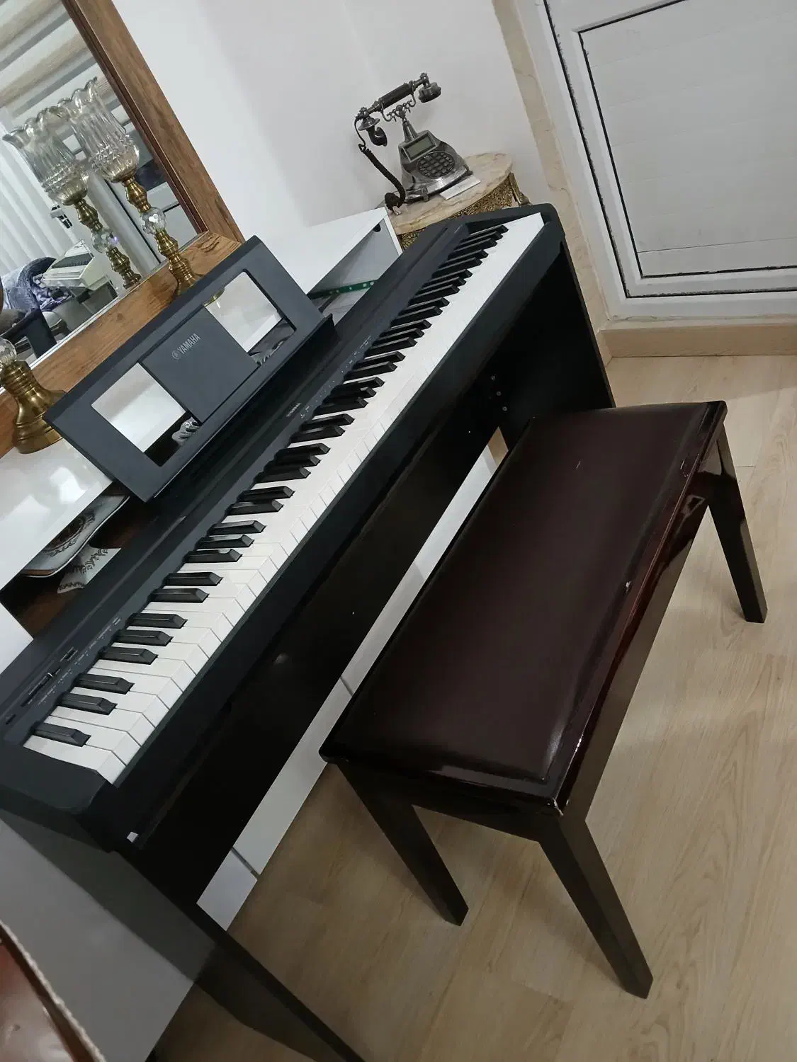 پیانو یاماها p45 نونو باصندلی|پیانو، کیبورد، آکاردئون|تبریز, |دیوار