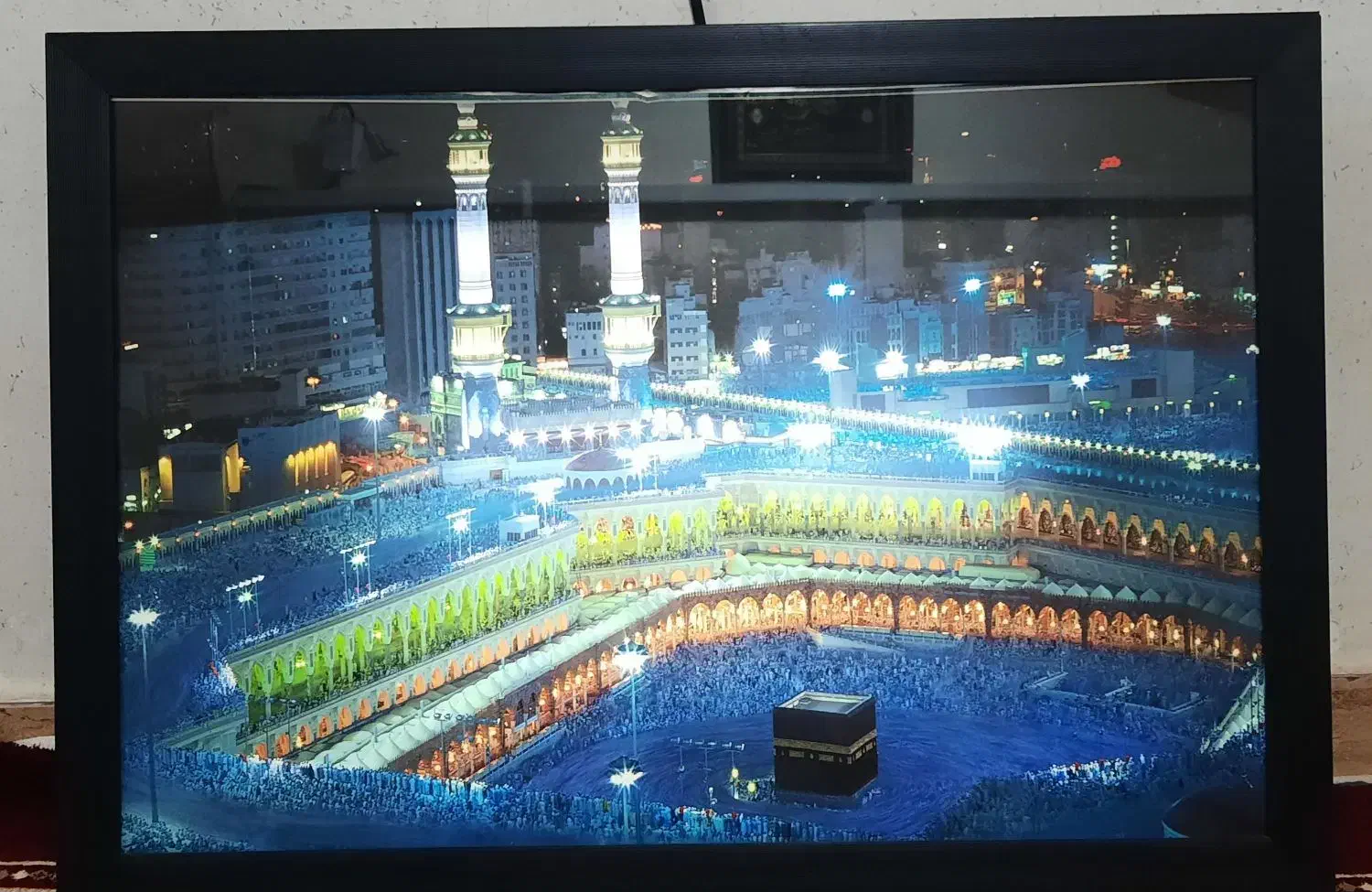 تابلو چراغ دار کعبه|تابلو، نقاشی، عکس|ایذه, |دیوار