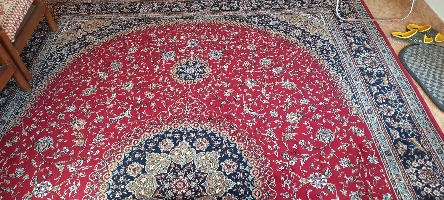 فرش ماشینی ۱۲ متری در حد نو|فرش|نوشهر, |دیوار